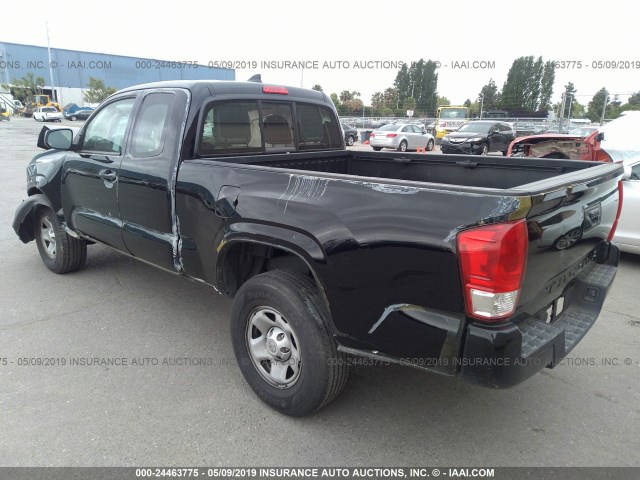 5TFSX5EN1HX055629 - 2017 TOYOTA TACOMA ACCESS CAB/SR/SR5 YELLOW photo 3