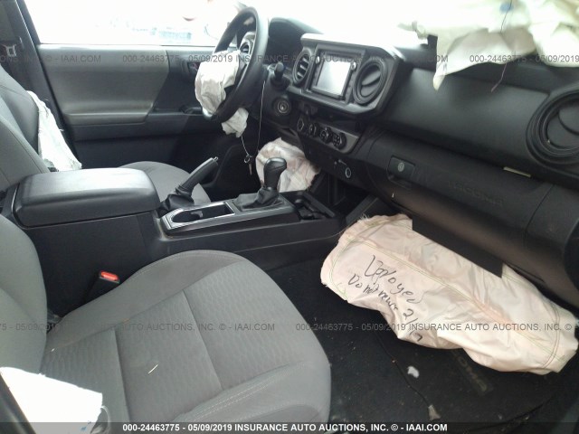 5TFSX5EN1HX055629 - 2017 TOYOTA TACOMA ACCESS CAB/SR/SR5 YELLOW photo 5