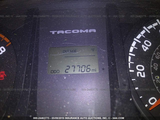 5TFSX5EN1HX055629 - 2017 TOYOTA TACOMA ACCESS CAB/SR/SR5 YELLOW photo 7