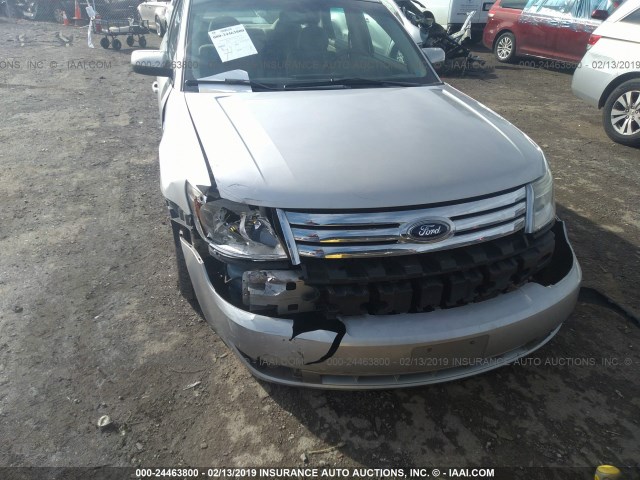 1FAHP24W78G182670 - 2008 FORD TAURUS SEL SILVER photo 6