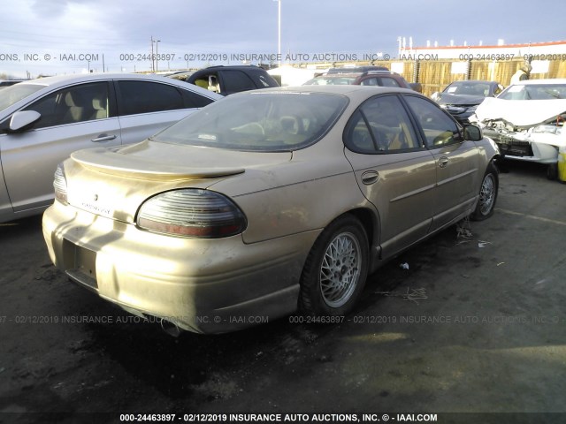 1G2WP52K6XF335275 - 1999 PONTIAC GRAND PRIX GT GOLD photo 4