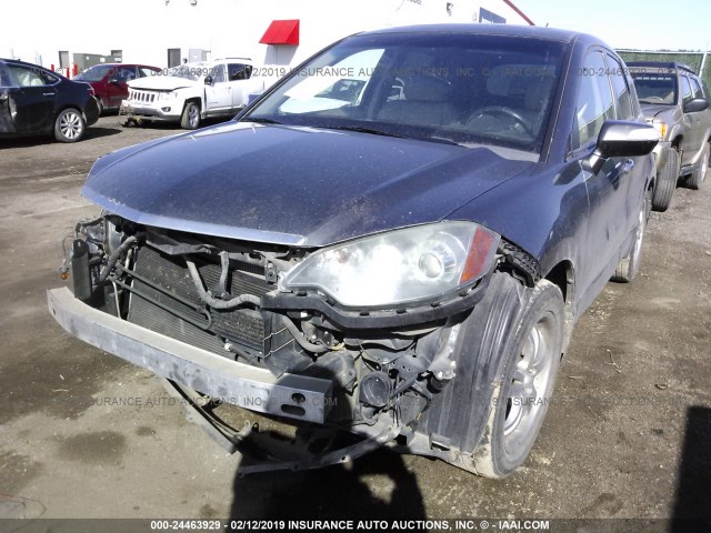 5J8TB18578A019486 - 2008 ACURA RDX TECHNOLOGY GRAY photo 2