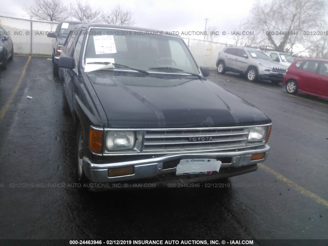 JT4RN50A6J5183570 - 1988 TOYOTA PICKUP 1/2 TON RN50 BLACK photo 6