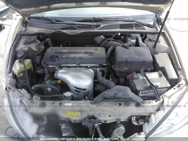 4T1BE32K35U383714 - 2005 TOYOTA CAMRY LE/XLE/SE GOLD photo 10