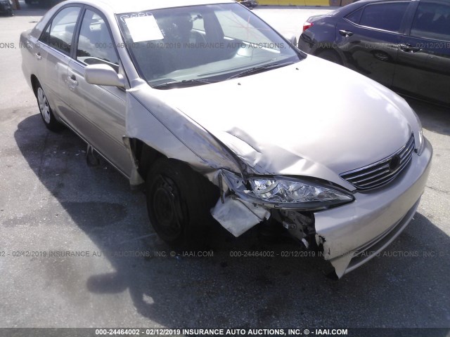 4T1BE32K35U383714 - 2005 TOYOTA CAMRY LE/XLE/SE GOLD photo 6