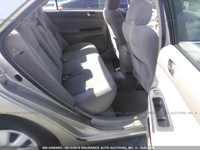 4T1BE32K35U383714 - 2005 TOYOTA CAMRY LE/XLE/SE GOLD photo 8