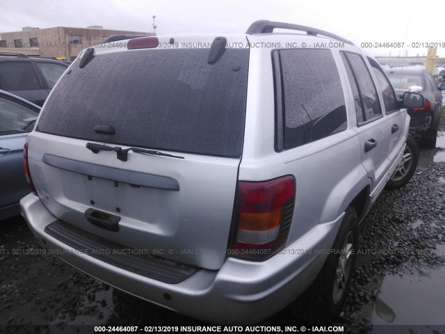 1J4GX48S14C404110 - 2004 JEEP GRAND CHEROKEE LAREDO/COLUMBIA/FREEDOM 银色 照片 4
