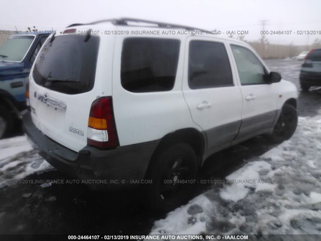 4F2YU07B62KM24742 - 2002 MAZDA TRIBUTE DX 白色 照片 4