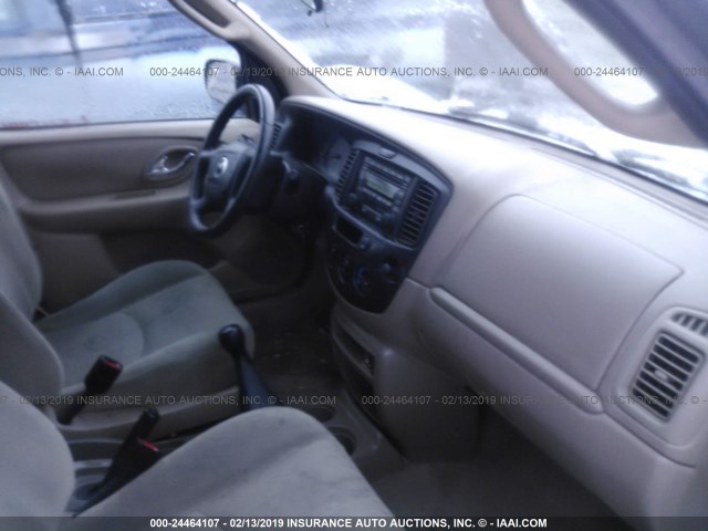 4F2YU07B62KM24742 - 2002 MAZDA TRIBUTE DX WHITE photo 5