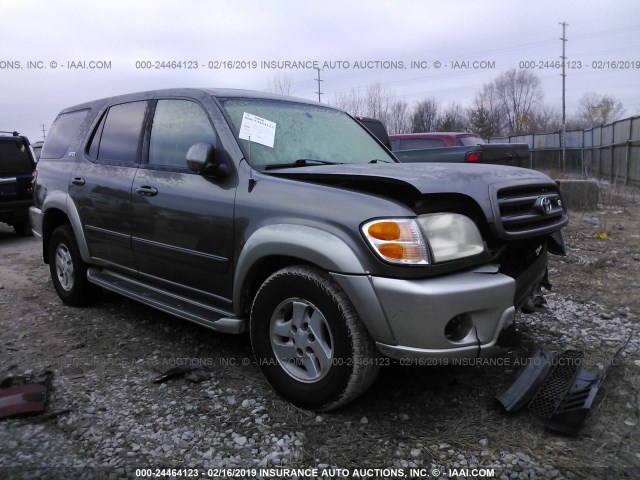 5TDZT34A73S203634 - 2003 TOYOTA SEQUOIA SR5 GRAY photo 1