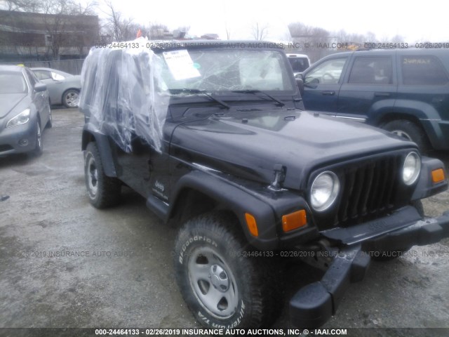 1J4FA29133P365180 - 2003 JEEP WRANGLER / TJ SE BLACK photo 1