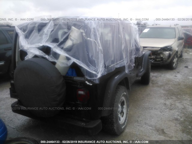 1J4FA29133P365180 - 2003 JEEP WRANGLER / TJ SE BLACK photo 4