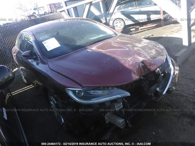 1C3CCCABXGN106494 - 2016 CHRYSLER 200 LIMITED MAROON photo 6