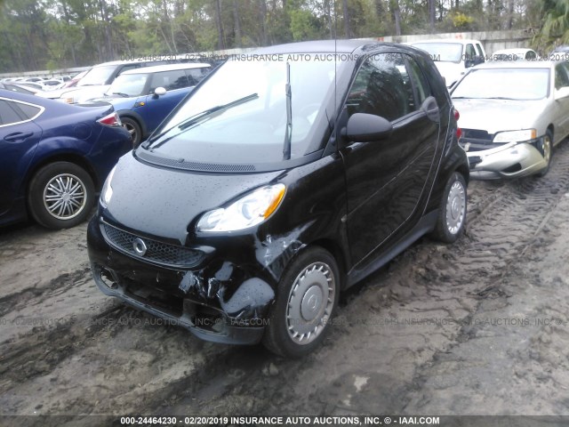 WMEEJ3BA3EK771785 - 2014 SMART FORTWO PURE/PASSION BLACK photo 2