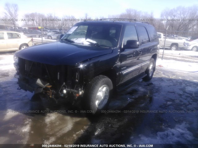 1GKEK13T35J139623 - 2005 GMC YUKON BLACK photo 2