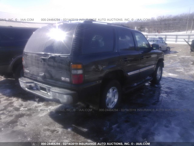 1GKEK13T35J139623 - 2005 GMC YUKON BLACK photo 4