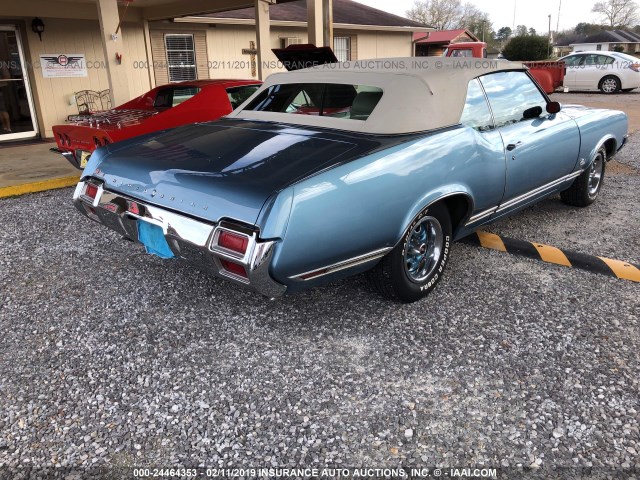 342671M176811 - 1971 OLDSMOBILE CUTLASS SUPREME  BLUE photo 4