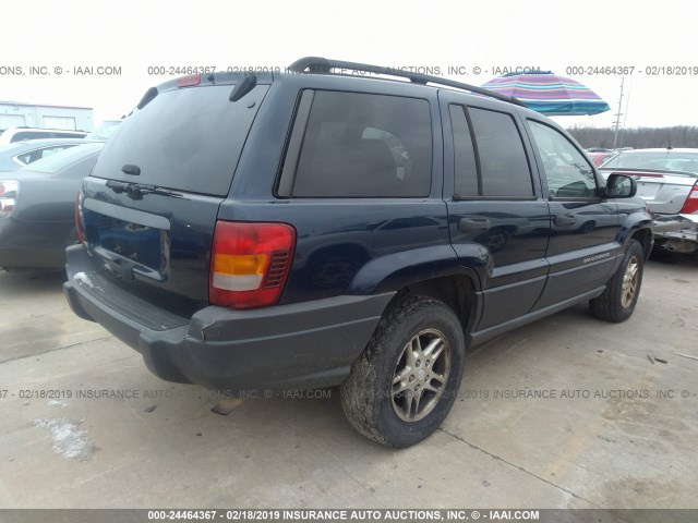 1J4GW48S34C281512 - 2004 JEEP GRAND CHEROKEE LAREDO/COLUMBIA/FREEDOM 蓝色 照片 4