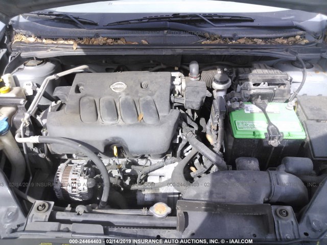 3N1AB61E87L665157 - 2007 NISSAN SENTRA 2.0/2.0S/2.0SL SILVER photo 10