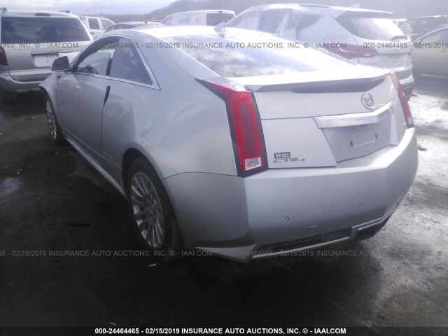 1G6DS1E36D0149512 - 2013 CADILLAC CTS PREMIUM COLLECTION SILVER photo 3