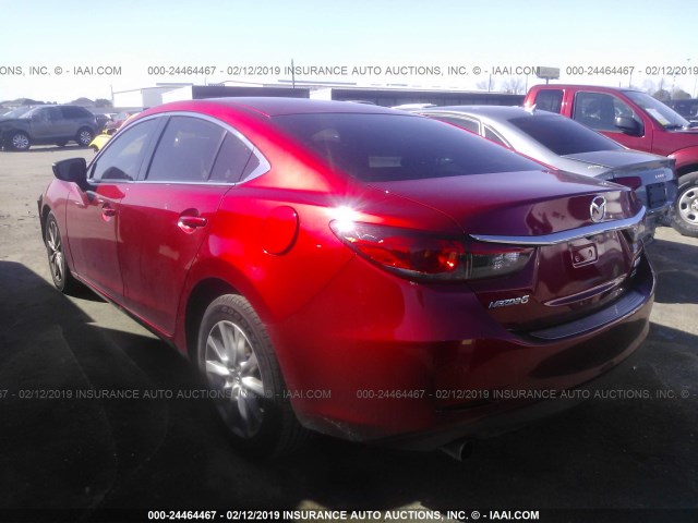 JM1GJ1U6XE1135617 - 2014 MAZDA 6 SPORT RED photo 3