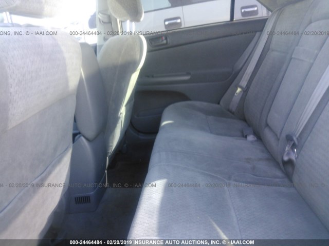 JTDBE32K720001708 - 2002 TOYOTA CAMRY LE/XLE/SE RED photo 8