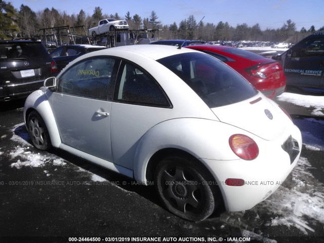3VWBB61C0WM014336 - 1998 VOLKSWAGEN NEW BEETLE Weiß Foto 3