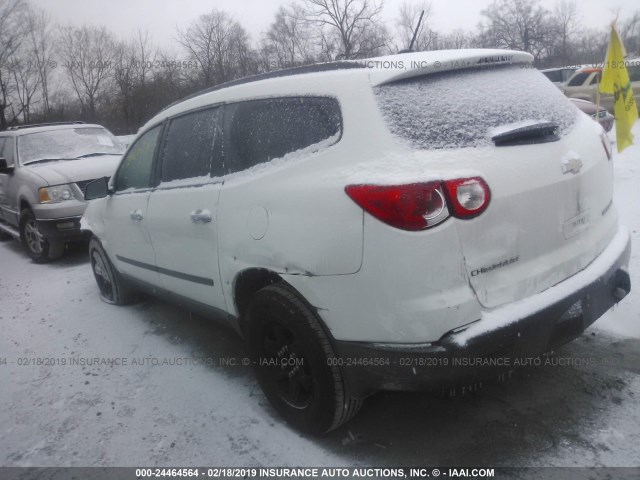 1GNER13D29S156887 - 2009 CHEVROLET TRAVERSE LS WHITE photo 3