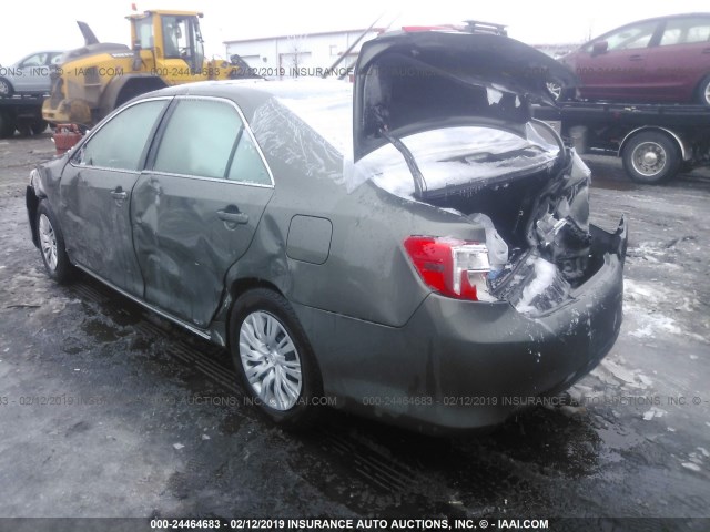 4T1BF1FKXDU707784 - 2013 TOYOTA CAMRY L/SE/LE/XLE 绿色 照片 3