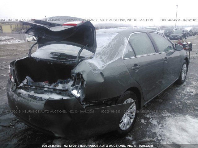 4T1BF1FKXDU707784 - 2013 TOYOTA CAMRY L/SE/LE/XLE 绿色 照片 4