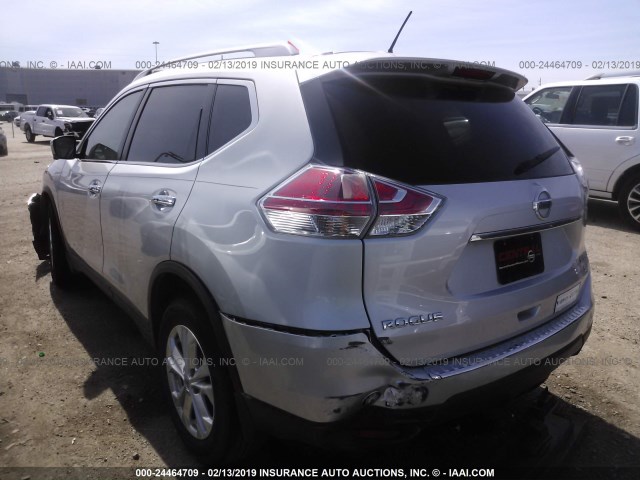 5N1AT2MN7GC858776 - 2016 NISSAN ROGUE S/SL/SV SILVER photo 3