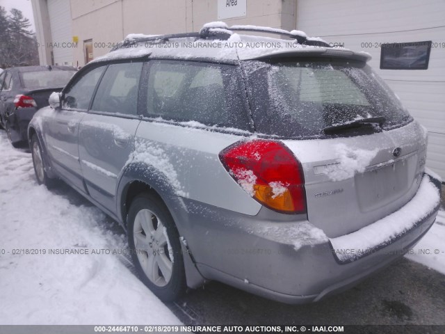 4S4BP68C354317420 - 2005 SUBARU LEGACY OUTBACK 2.5 XT SILVER photo 3