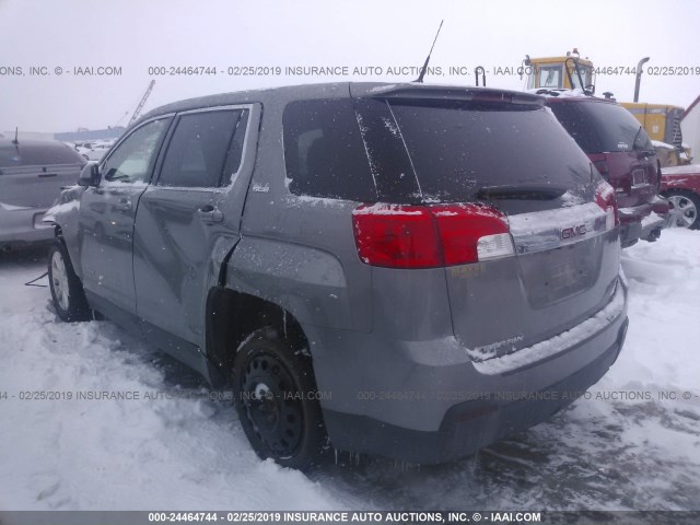 2GKALMEK2C6392721 - 2012 GMC TERRAIN SLE SILVER photo 3