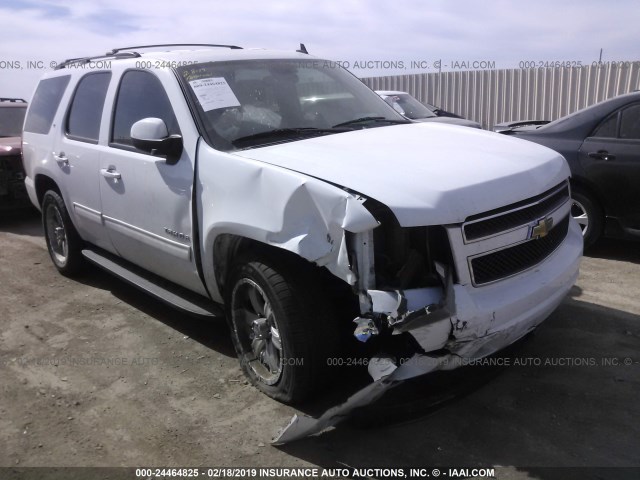 1GNSCBE01BR168501 - 2011 CHEVROLET TAHOE C1500 LT WHITE photo 1