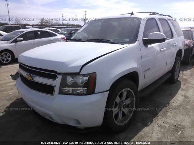 1GNSCBE01BR168501 - 2011 CHEVROLET TAHOE C1500 LT WHITE photo 2