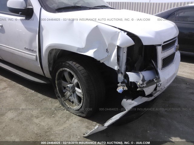 1GNSCBE01BR168501 - 2011 CHEVROLET TAHOE C1500 LT WHITE photo 6