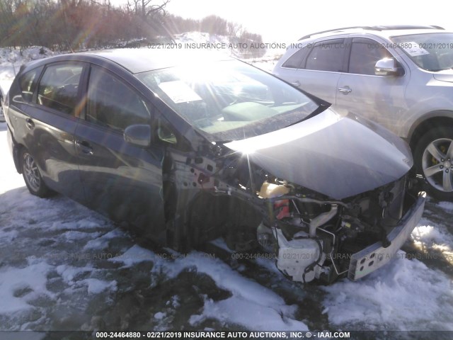 JTDZN3EU6GJ048578 - 2016 TOYOTA PRIUS V GRAY photo 1