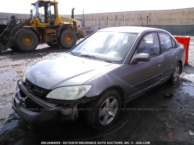 2HGES267X4H558702 - 2004 HONDA CIVIC EX Boz foto 2