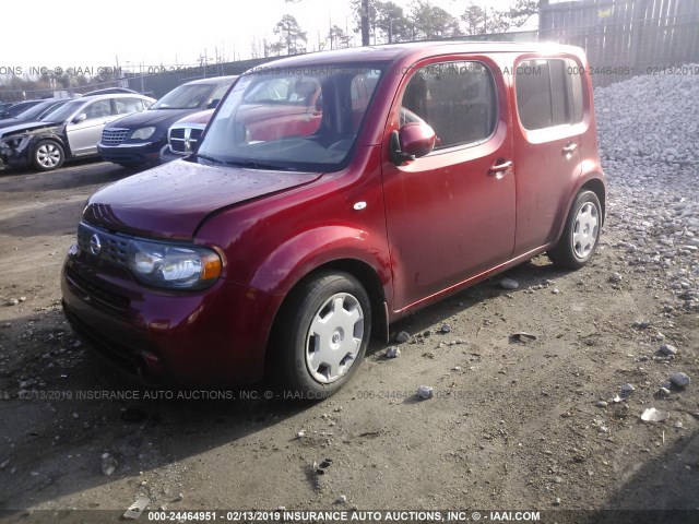 JN8AZ2KR5DT305617 - 2013 NISSAN CUBE S/SL RED photo 2