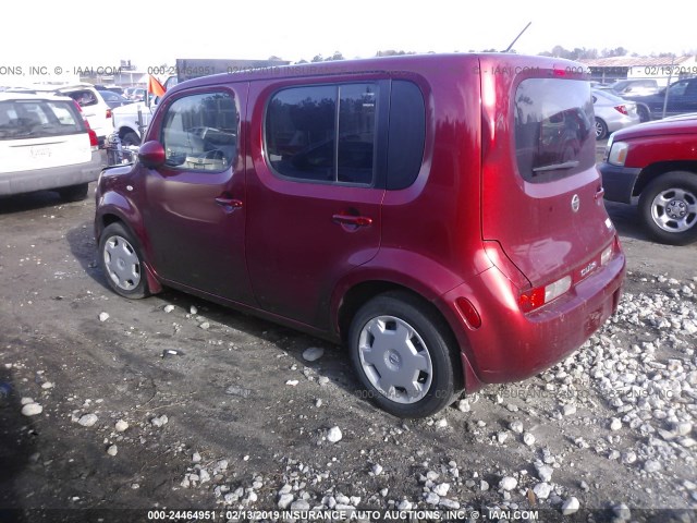 JN8AZ2KR5DT305617 - 2013 NISSAN CUBE S/SL RED photo 3