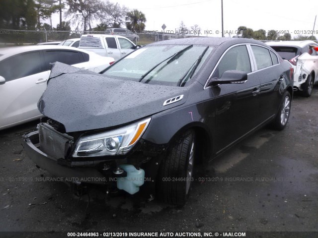 1G4GB5G35GF279048 - 2016 BUICK LACROSSE GRAY photo 2