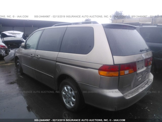 5FNRL18993B129092 - 2003 HONDA ODYSSEY EXL GOLD photo 3