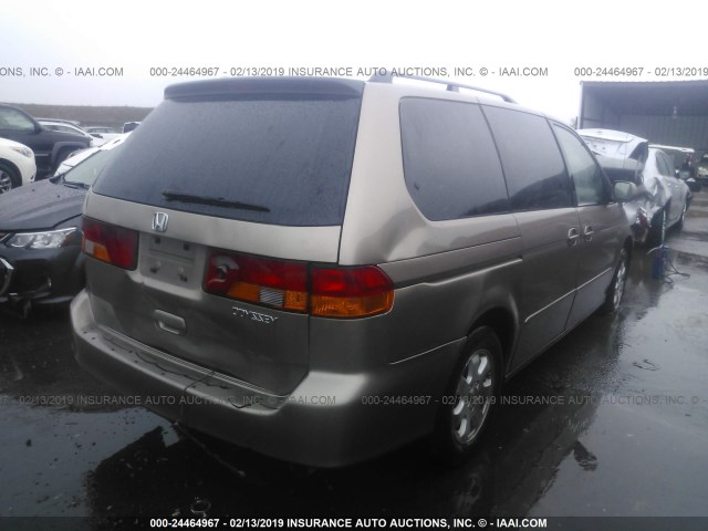 5FNRL18993B129092 - 2003 HONDA ODYSSEY EXL GOLD photo 4