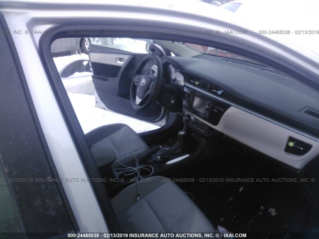 2T1BURHE9GC499690 - 2016 TOYOTA COROLLA L/LE/LE PLS/PRM/S/S PLS SILVER photo 5