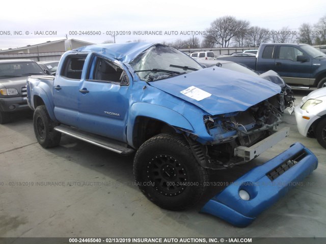 3TMJU62N57M029800 - 2007 TOYOTA TACOMA DOUBLE CAB PRERUNNER BLUE photo 1