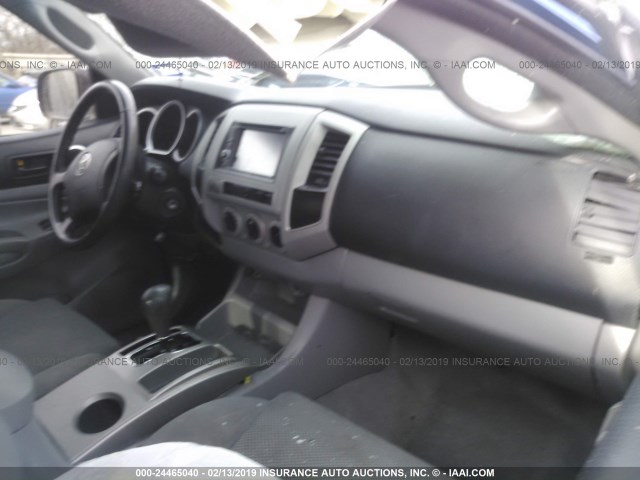 3TMJU62N57M029800 - 2007 TOYOTA TACOMA DOUBLE CAB PRERUNNER BLUE photo 5