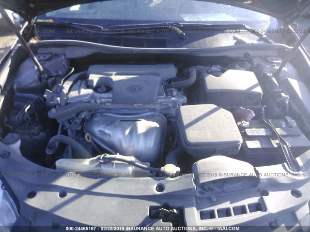 4T1BF1FK3FU934091 - 2015 TOYOTA CAMRY LE/XLE/SE/XSE 灰色 照片 10