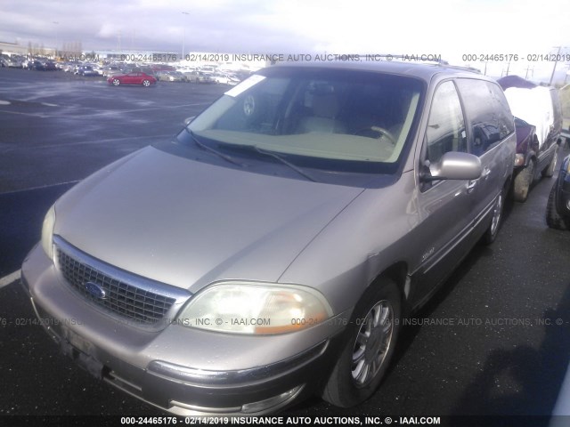 2FMDA58411BB10652 - 2001 FORD WINDSTAR LIMITED GOLD photo 2
