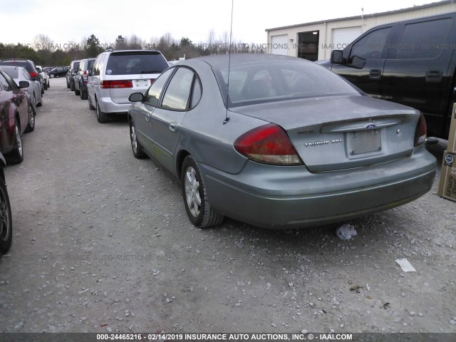 1FAFP56U16A138152 - 2006 FORD TAURUS SEL GREEN photo 3