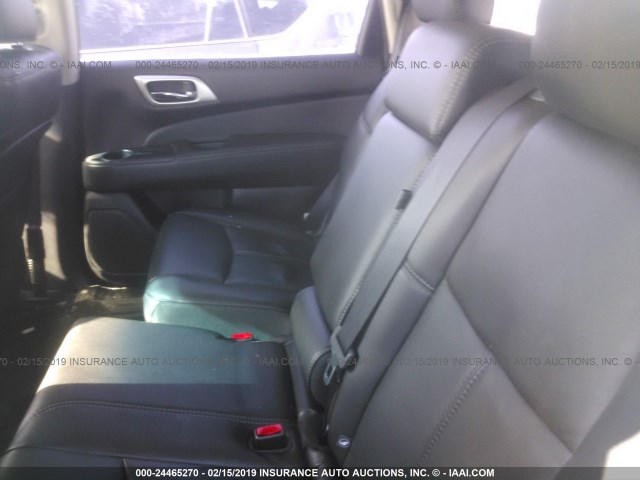 5N1AR2MM0FC691407 - 2015 NISSAN PATHFINDER S/SV/SL/PLATINUM BLUE photo 8